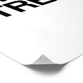 TWERK OF BEHANDELING POSTER (Hoek)