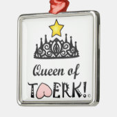 Twerk Star Queen Metalen Ornament (Links)
