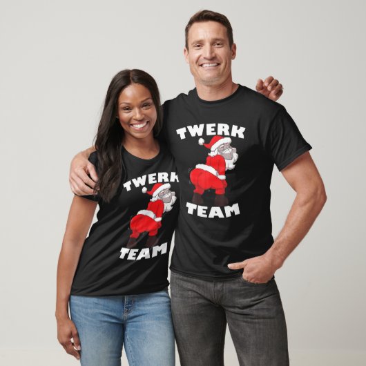 Twerk Team kerstman — Matching Pajamas T-shirt (Unisex)