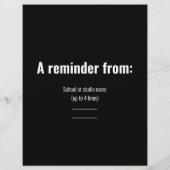 Twerk-zelfstudie - NIET! Flyer (Achterkant)