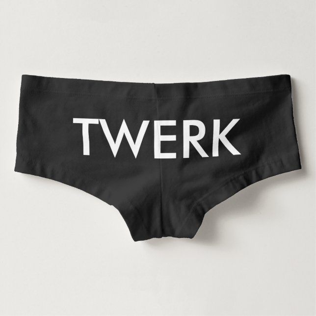 TWERK ZWARTE HOTPANTEN SLIP (Achterkant)