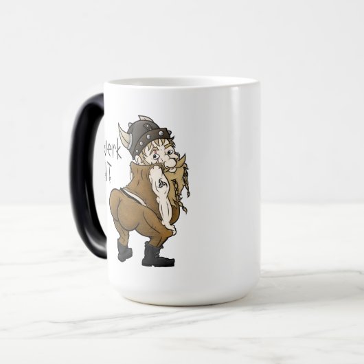 Twerken Viking Morphing-Mok Magische Mok (Voorkant links)