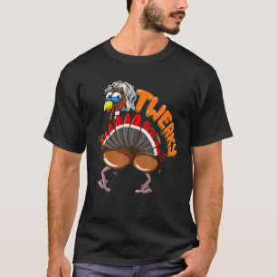 Twerkende Turkije voor Mannen vrouwen Twerky Danci T-shirt