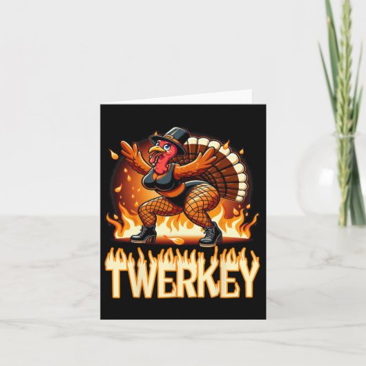 Twerkey Squad Twerking Funny Dancing Turkije Bedan Kaart (Voorkant)