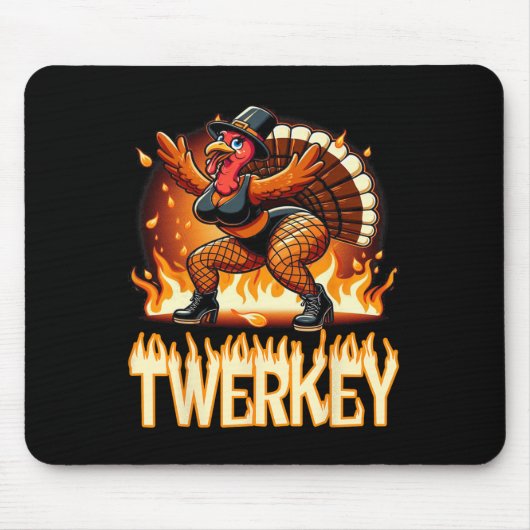 Twerkey Squad Twerking Funny Dancing Turkije Bedan Muismat (Voorkant)