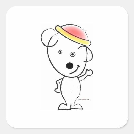 Tweven Square Sticker (Voorkant)