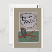 twhit-twoo briefkaart (Voorkant / Achterkant)