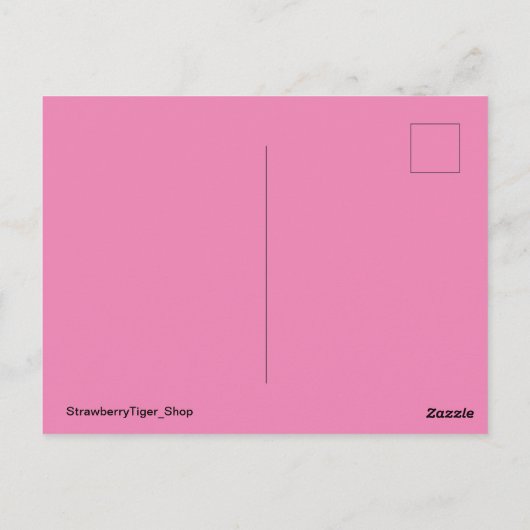 TWICE Chaeyoung Briefkaart Strawberry versie (Achterkant)