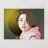 TWICE Chaeyoung Briefkaart Tiger versie (Voorkant)