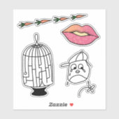 TWICE Chaeyoung Tattoos Sticker Pack ver.2 (Vel)