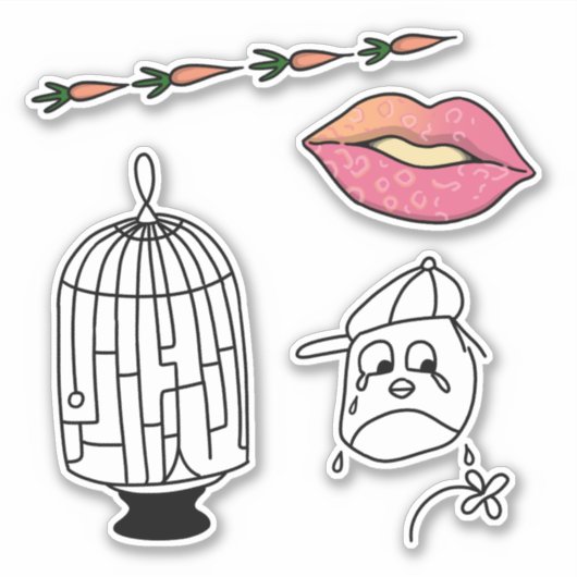 TWICE Chaeyoung Tattoos Sticker Pack ver.2 (Voorkant)