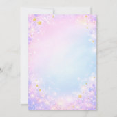 Twice the Fun Pastel Glitter Double Birthday Kaart (Achterkant)