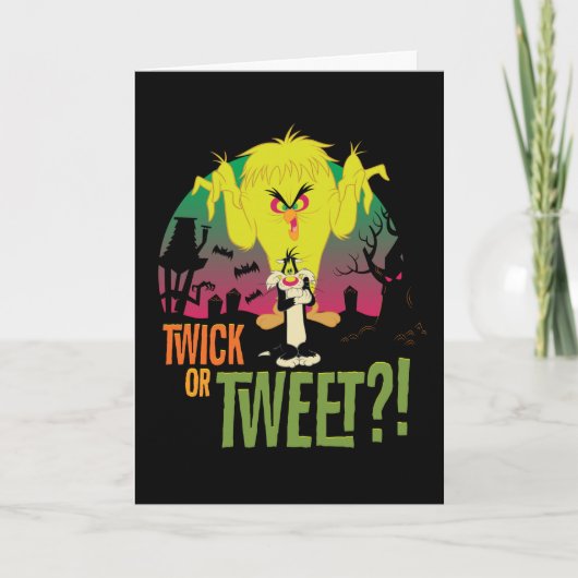 "Twick or Tweet" TWEETY™ & SYLVESTER™ Kaart (Voorkant)
