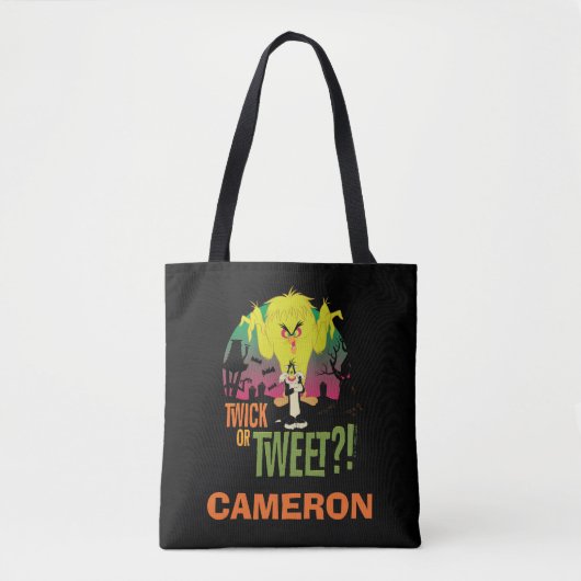 "Twick or Tweet" TWEETY™ & SYLVESTER™ Tote Bag (Voorkant)