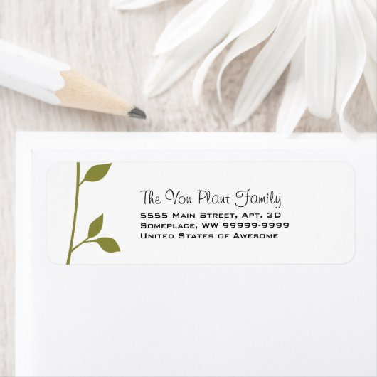 Twig and Leaf Etiket (Insitu)