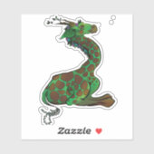 Twig de giraffe sticker (Vel)