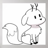 Twig Deerfox Hilda Poster (Voorkant)