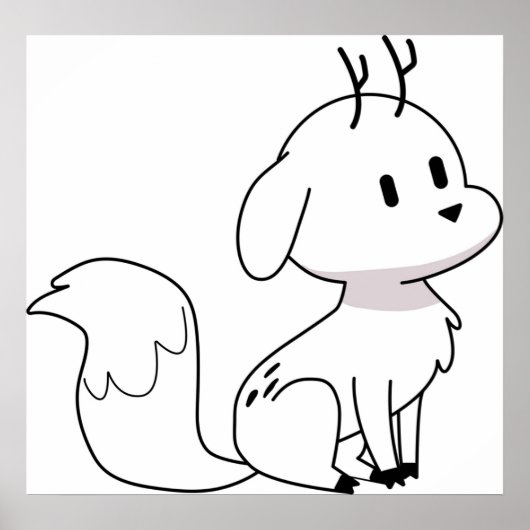 Twig Deerfox Hilda Poster (Voorkant)