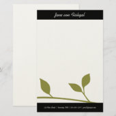 Twig en Blad Briefpapier (Voorkant / Achterkant)