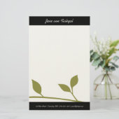 Twig en Blad Briefpapier (Staand voorkant)