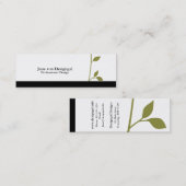 Twig en Leaf Mini Visitekaartje (Voorkant / Achterkant)