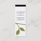 Twig en Leaf Mini Visitekaartje (Achterkant)