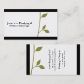 Twig en Leaf Visitekaartje (Voorkant / Achterkant)