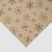 Twig Snowflakes Tissue Paper Tissuepapier (Detail)