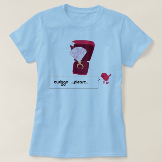Twigga Alsjeblieft T-shirt (Design voorkant)