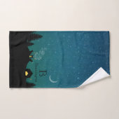 Twiight Camping Scene Towel Set Bad Handdoek (Handdoek)