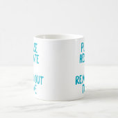 "Twijfel alsjeblieft..." Grappig passief agressief Koffiemok (Center)