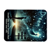 Twijfel doodt meer dromen magneet (Horizontaal)