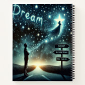 Twijfel doodt meer dromen notitieboek (Achterkant)