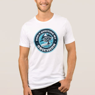 Twijfel niet aan mijn obsessieve ski-gag Tri-Blend shirt