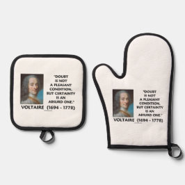 Twijfel niet aangename voorwaarde zekerheid Voltai Ovenwant & Pannenlap Set