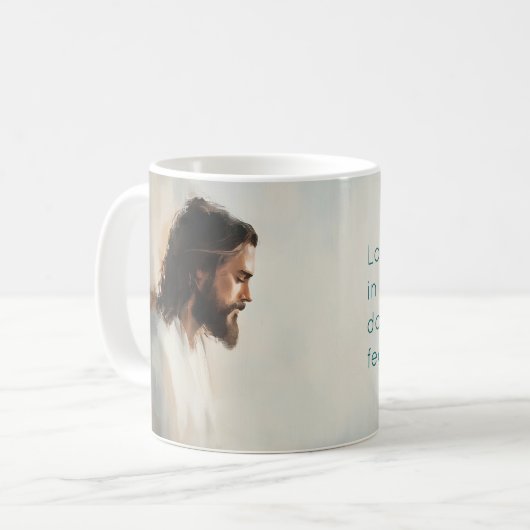 Twijfel niet, vrees niet Mok (Voorkant links)