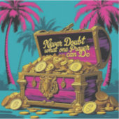 Twijfel nooit aan wat een gebed kan doen sticker (Voorkant)