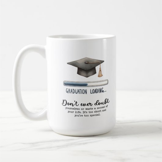 Twijfel nooit koffiemok (Links)