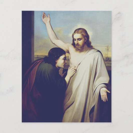 Twijfel over Sint Thomas door Silvestro Lega (Voorkant)