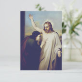 Twijfel over Sint Thomas door Silvestro Lega Bedankkaart (Staand voorkant)