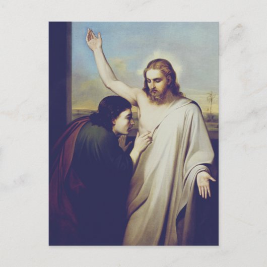 Twijfel over Sint Thomas door Silvestro Lega Briefkaart (Voorkant)