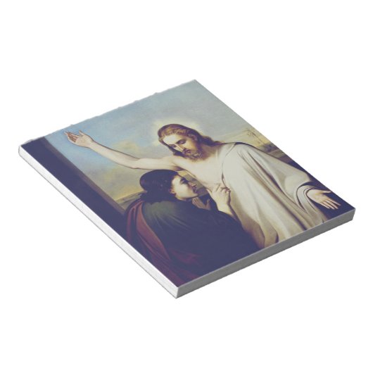 Twijfel over Sint Thomas door Silvestro Lega Notitieblok (Schuin)