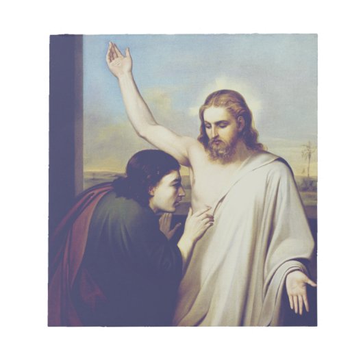 Twijfel over Sint Thomas door Silvestro Lega Notitieblok (Voorkant)