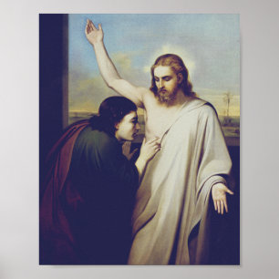 Twijfel over Sint Thomas door Silvestro Lega Poster