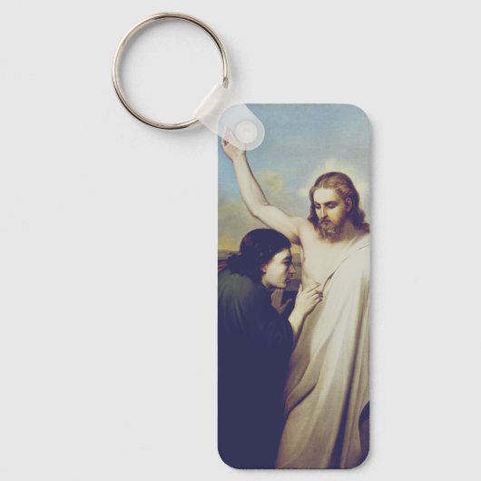 Twijfel over Sint Thomas door Silvestro Lega Sleutelhanger (Voorkant)