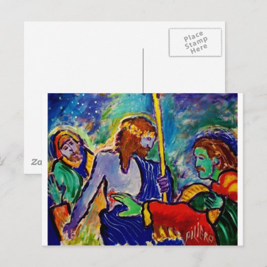 Twijfel over Thomas Briefkaart (Voorkant / Achterkant)