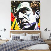 twijfelachtig canvas afdruk (Insitu (Slaapkamer))