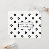 Twijfelachtig Gelukkig Thuis Jubileum Kaart (Voorkant / Achterkant in situ)