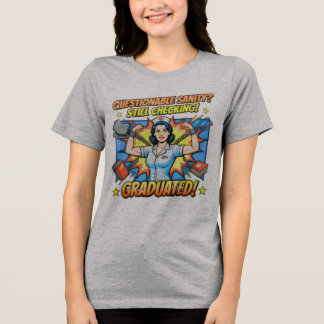 Twijfelachtige Geestelijke Gezondheid Nog Steeds C Tri-Blend Shirt