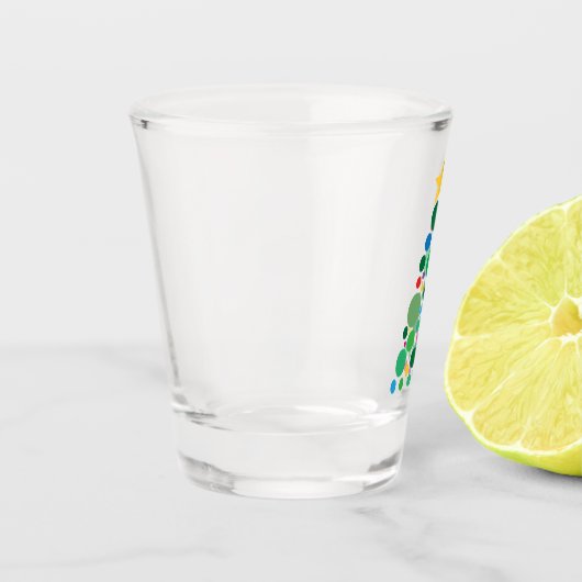 Twijfelboom shot glas (Links)